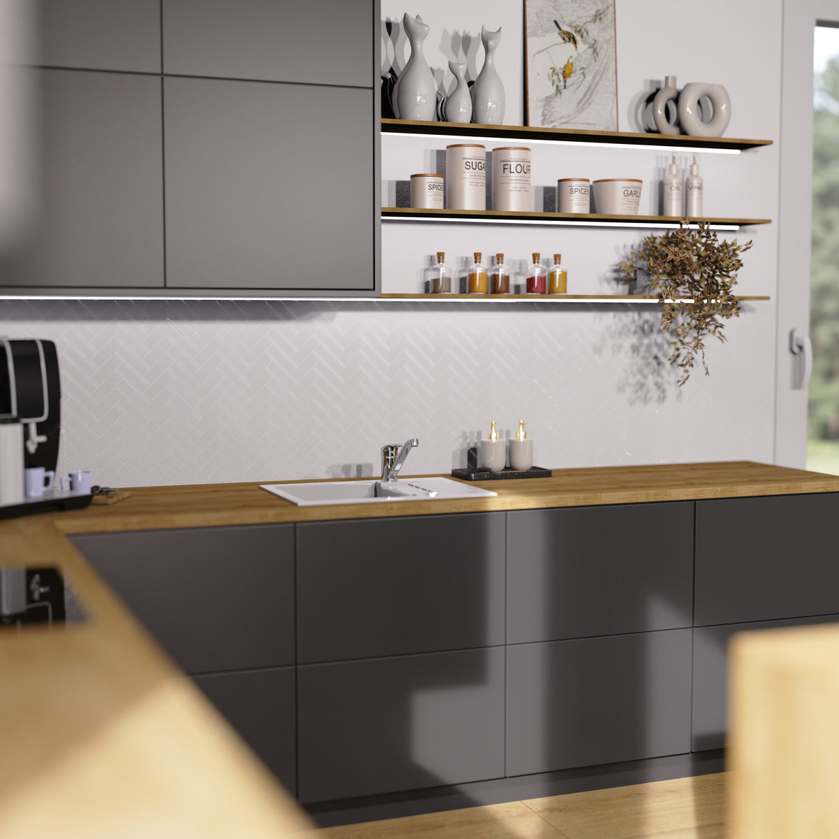 Robinet mitigeur cuisine Instmaier VERA chromé