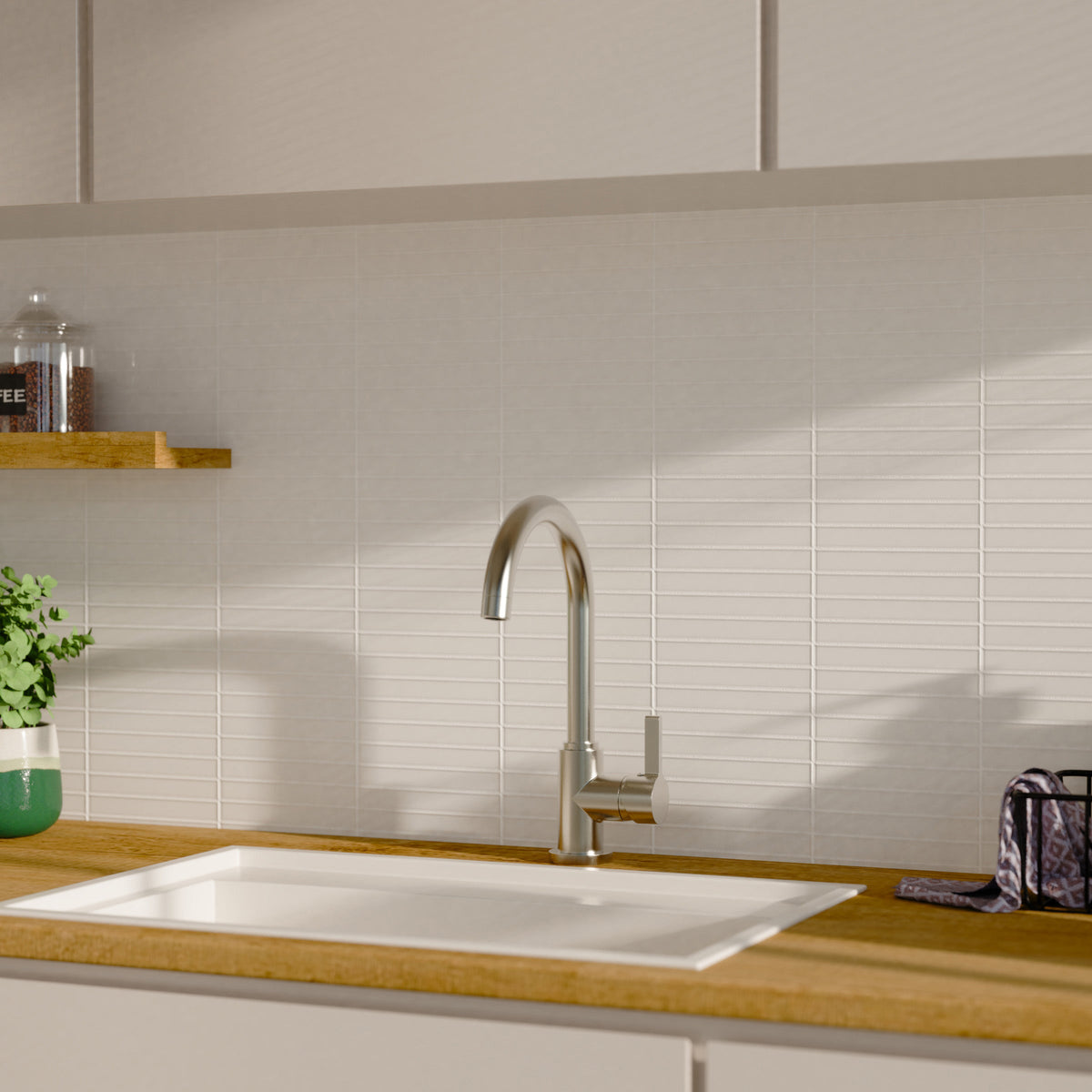 Robinet mitigeur cuisine Instmaier LEONA inox