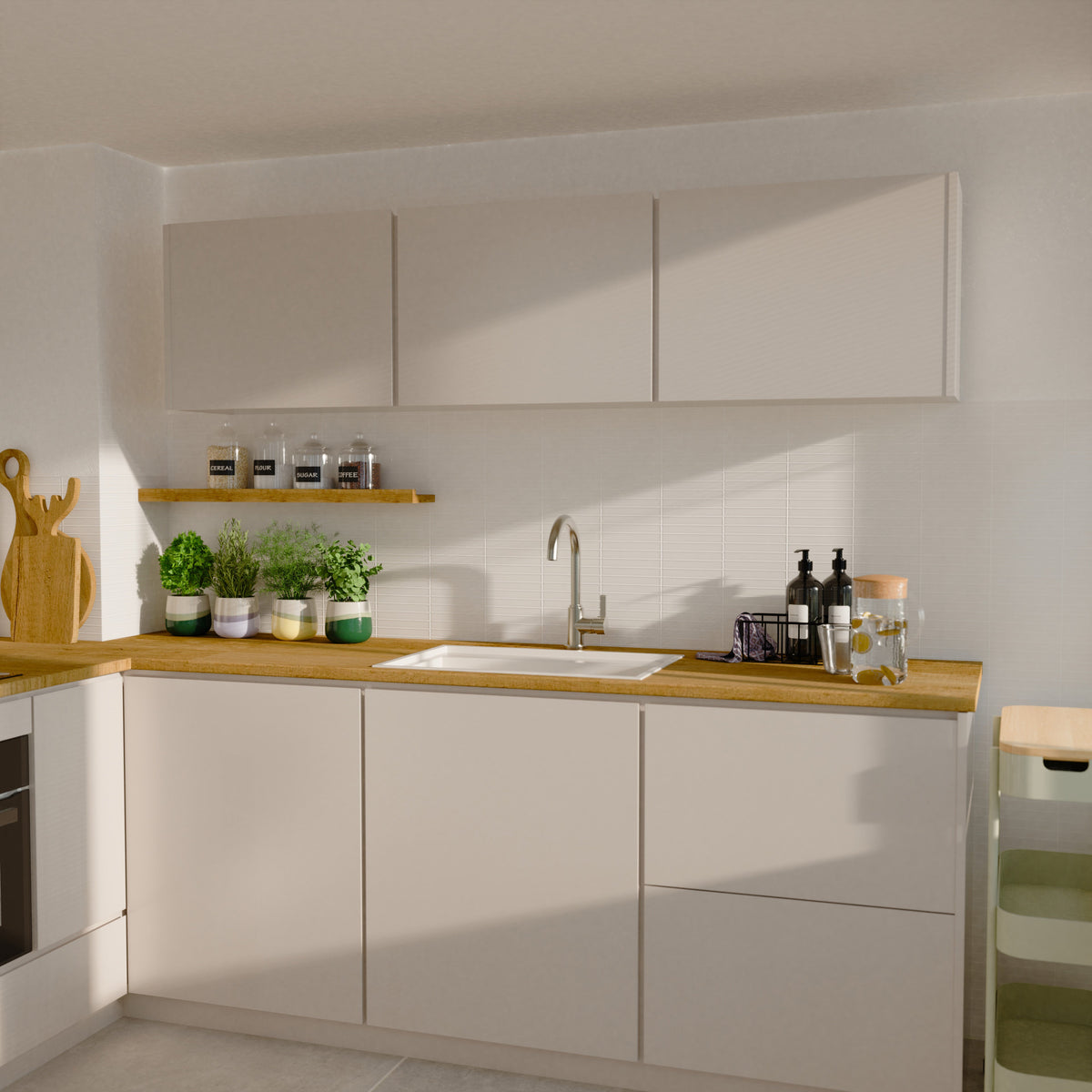 Robinet mitigeur cuisine Instmaier LEONA inox