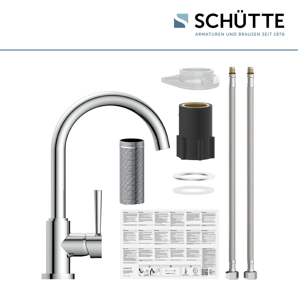 Robinet cuisine Schütte CORNWALL chromé