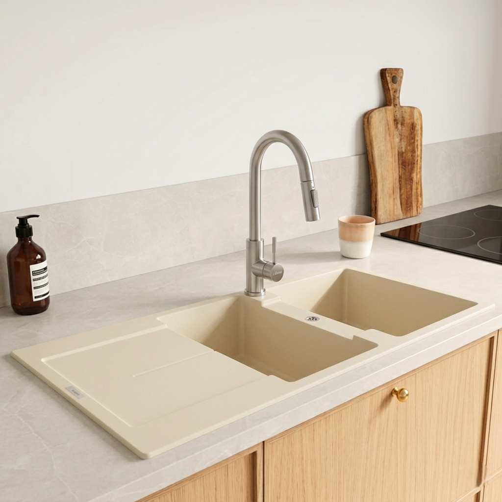 Robinet douchette Luisina inox massif MARCEAU