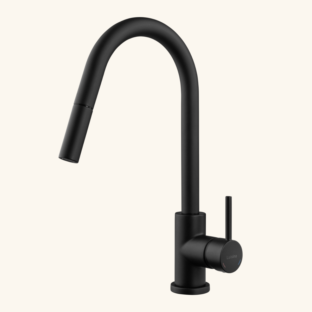 Robinet douchette Luisina noir mat EMMA