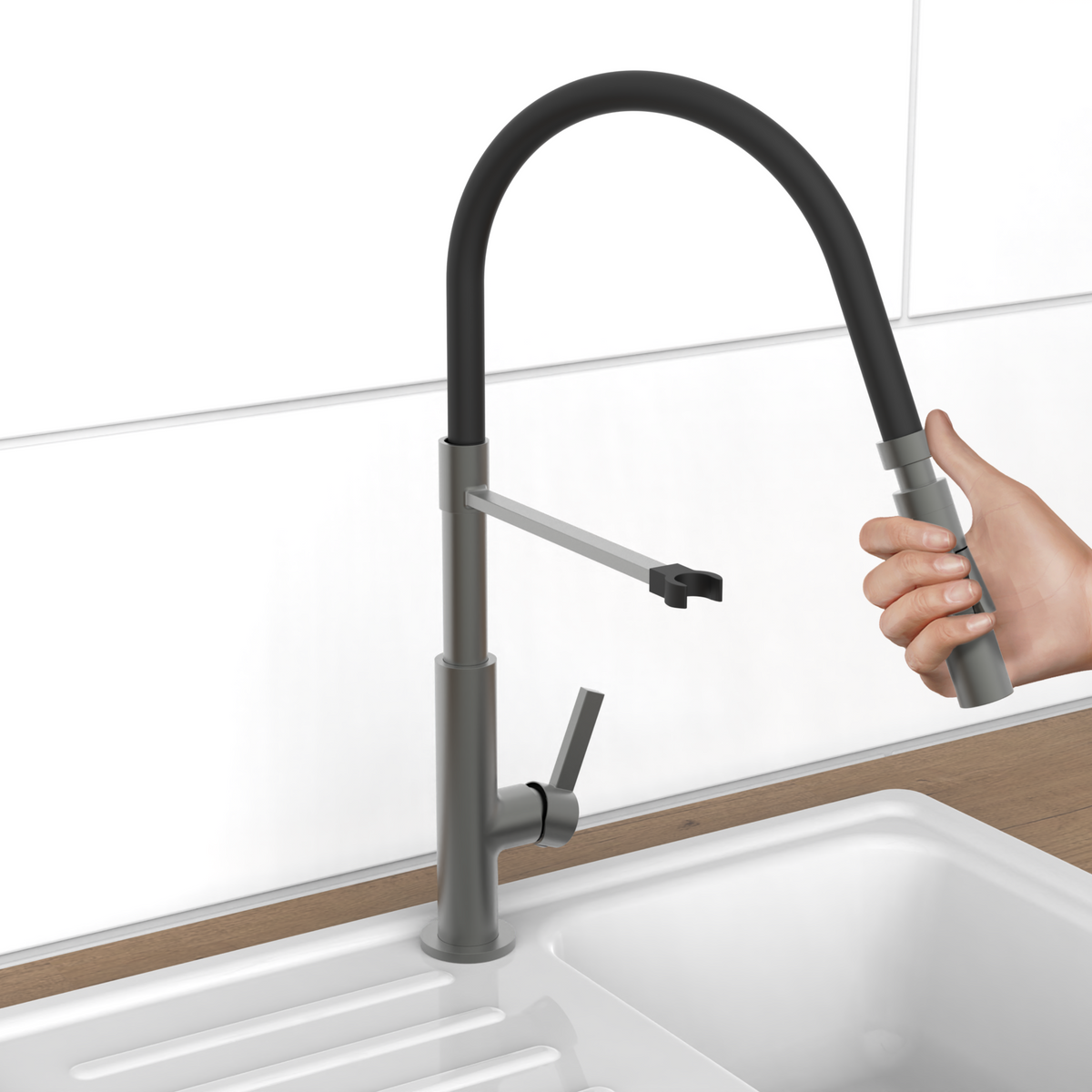 Robinet douchette Instmaier NOVA anthracite
