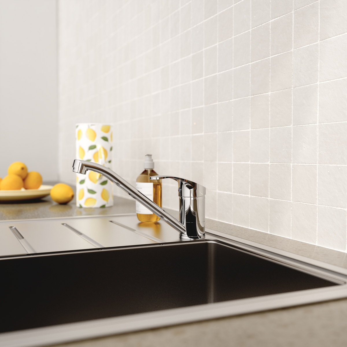 Robinet mitigeur cuisine Instmaier VERA chromé