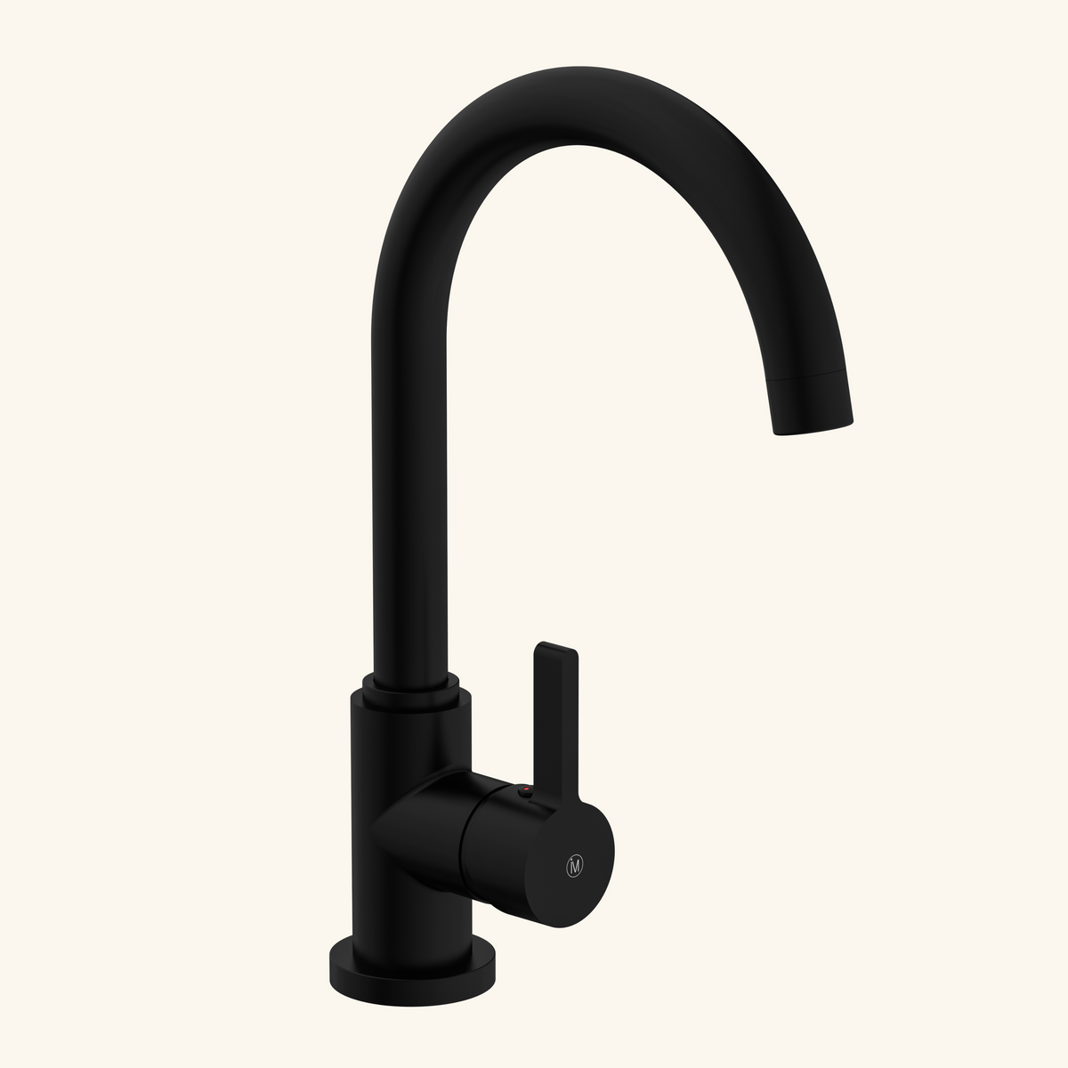Robinet mitigeur cuisine Instmaier LEONA noir mat