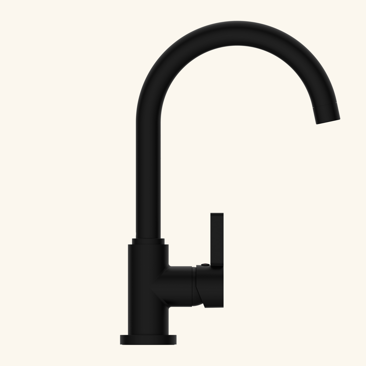 Robinet mitigeur cuisine Instmaier LEONA noir mat