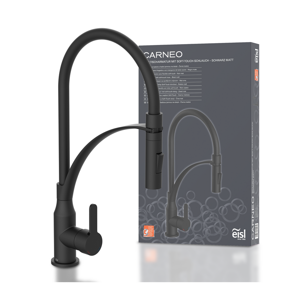 Robinet Douchette Noir mat Eisl CARNEO
