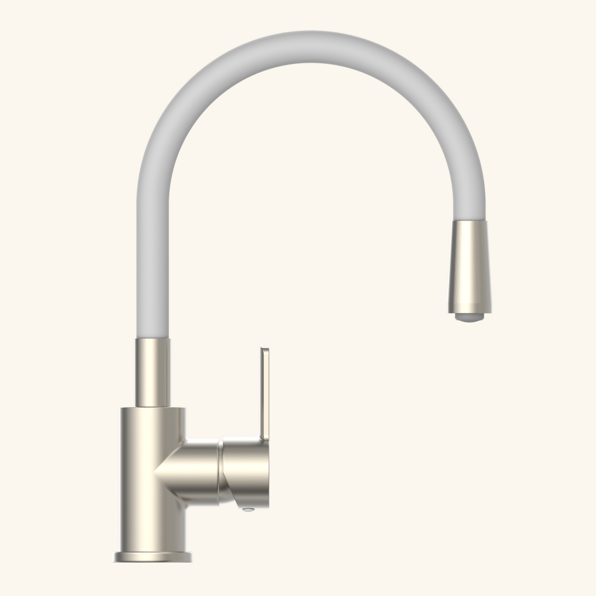 Robinet rabattable gris et inox Eisl FLEXO