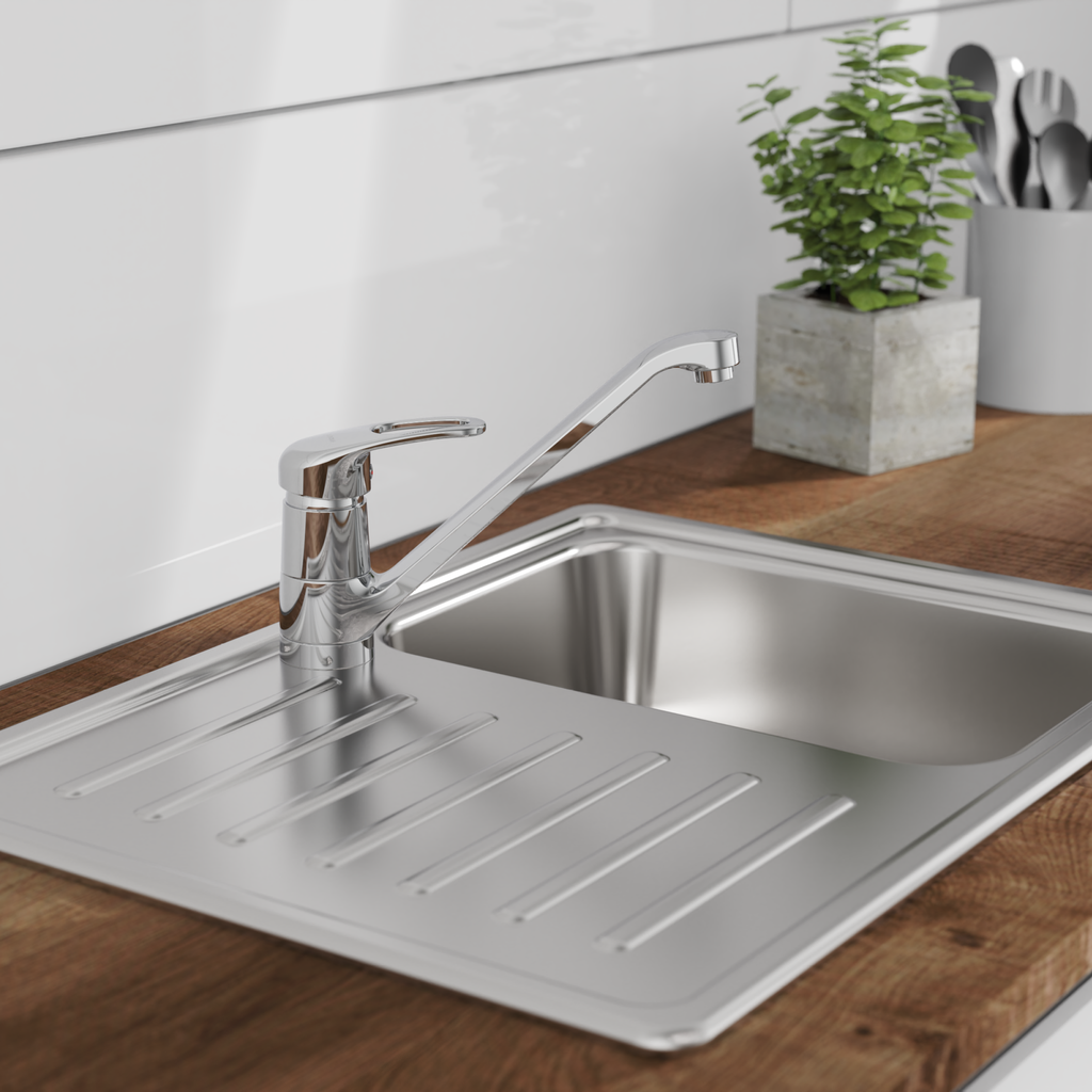 Robinet mitigeur cuisine chromé Schütte GRANDE