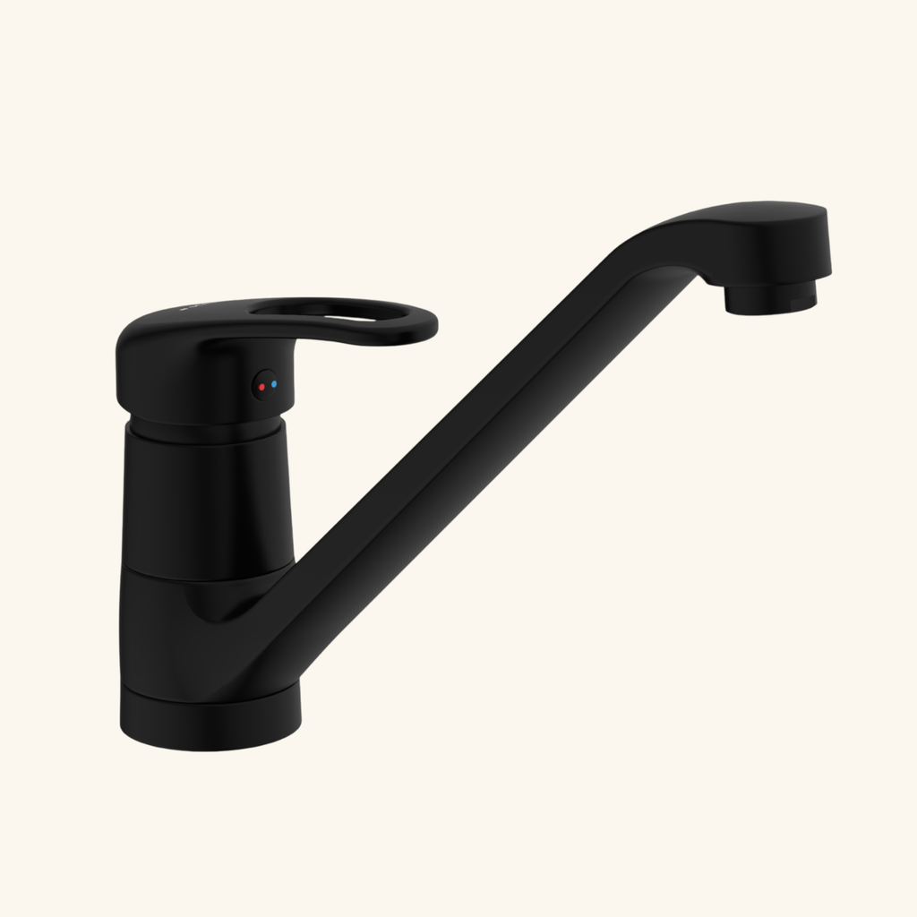 Robinet mitigeur cuisine noir mat Schütte GRANDE