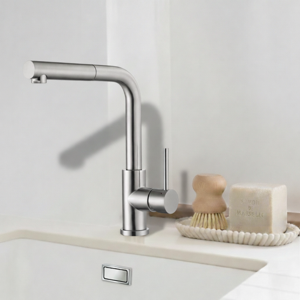 Robinet Douchette Luisina inox massif LENA