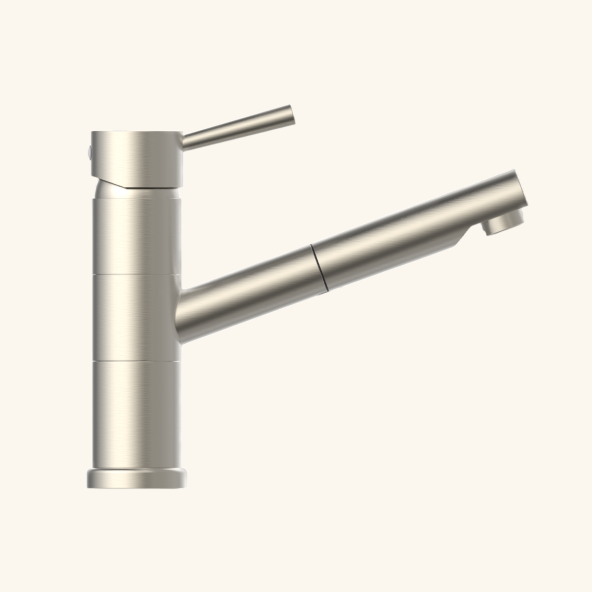 Robinet douchette Schütte UNICORN bec droit inox
