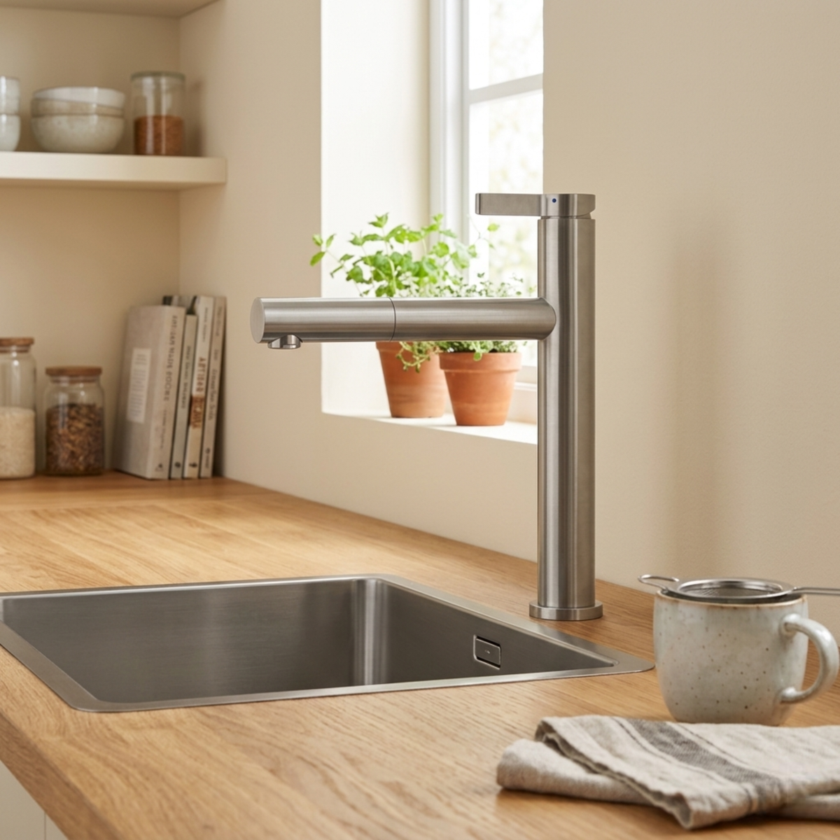 Robinet Douchette en inox massif TOM