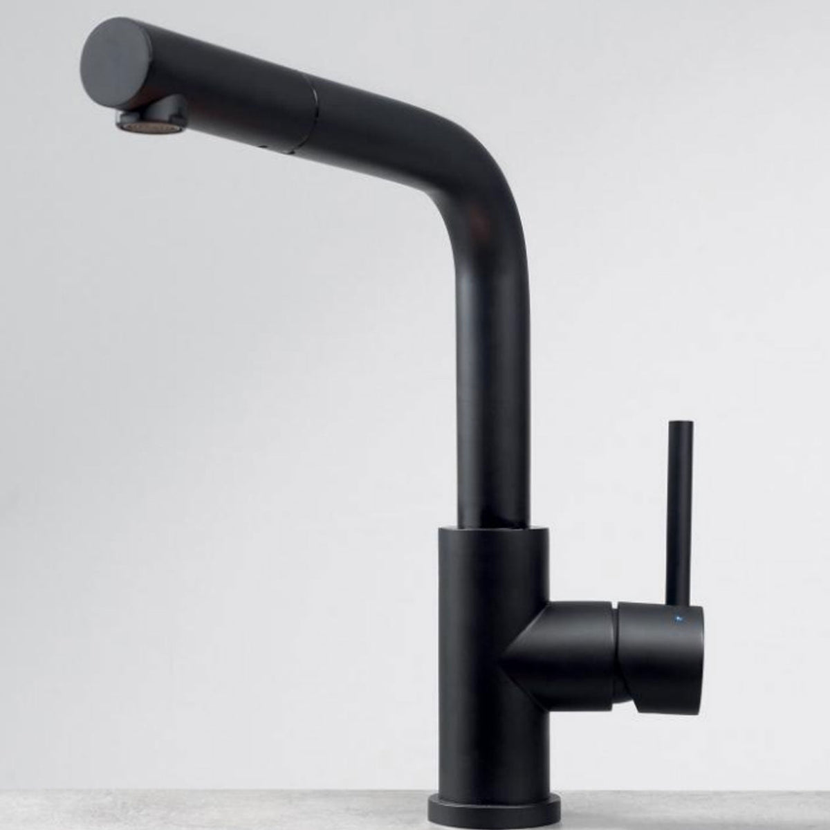 Robinet Douchette Luisina inox massif PVD noir LENA