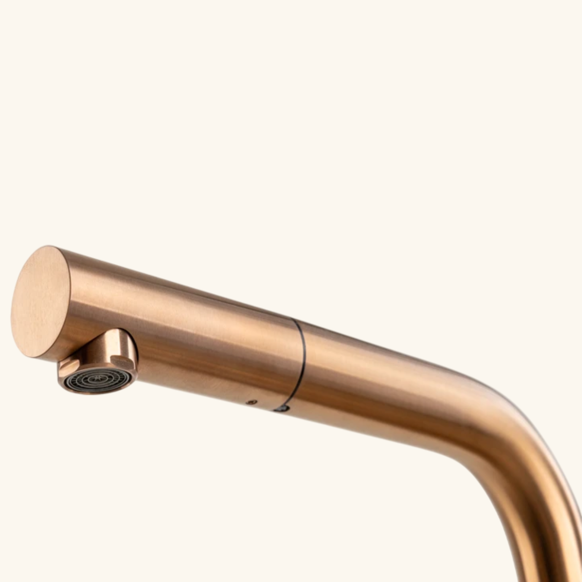Robinet Douchette Luisina inox massif PVD cuivre LENA