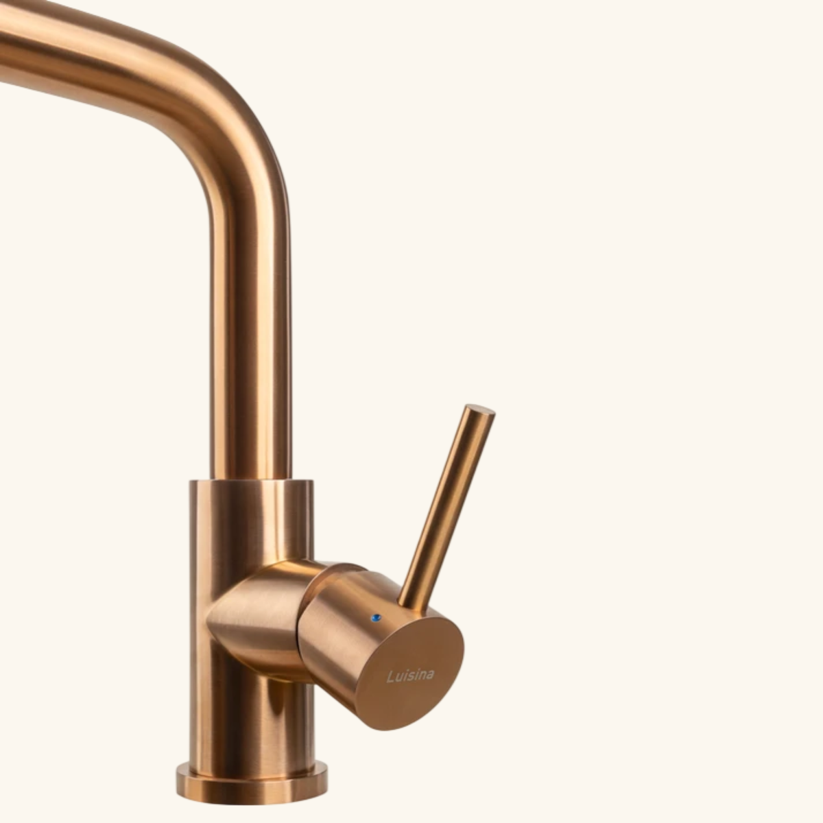 Robinet Douchette Luisina inox massif PVD cuivre LENA