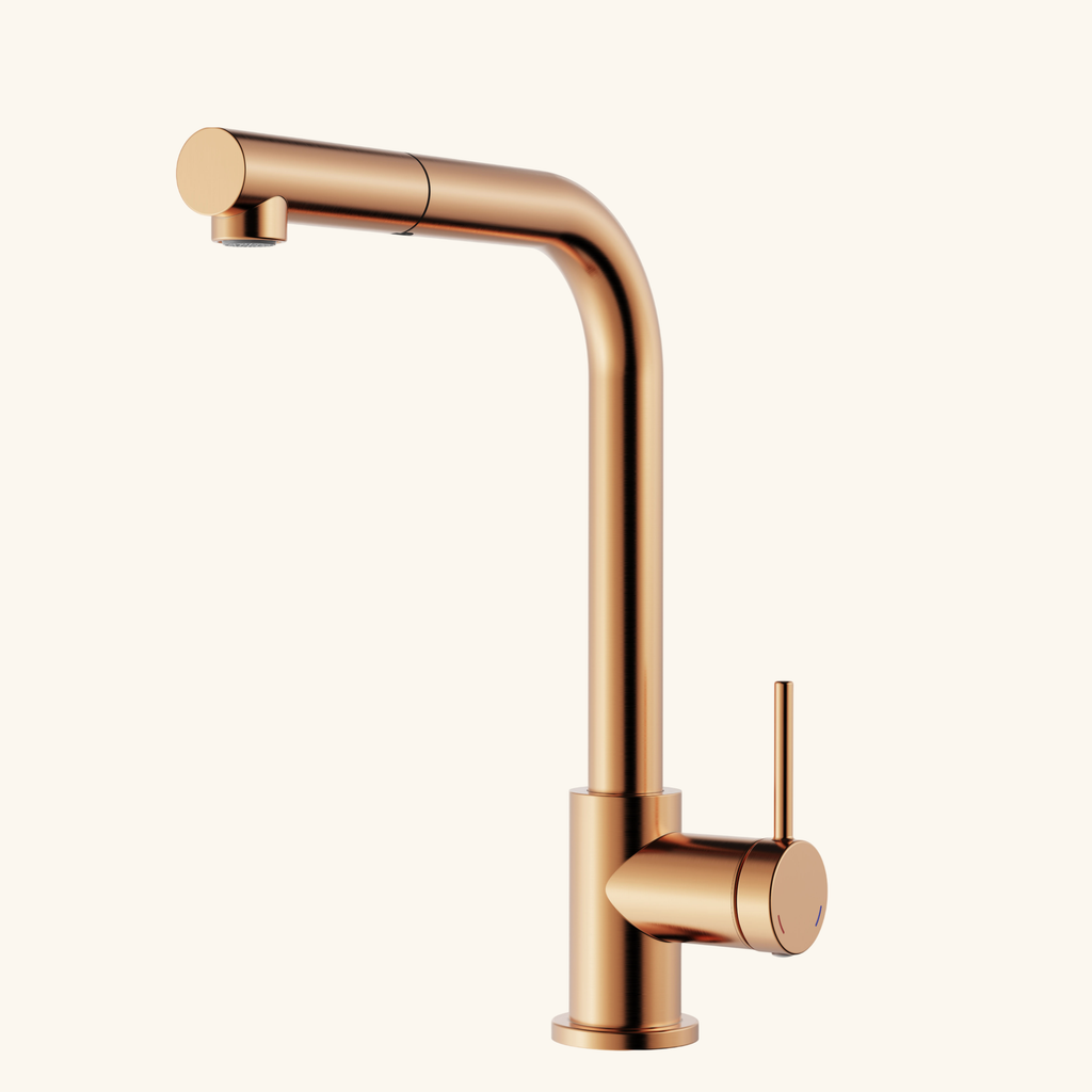 Robinet douchette inox cuivre MAYA