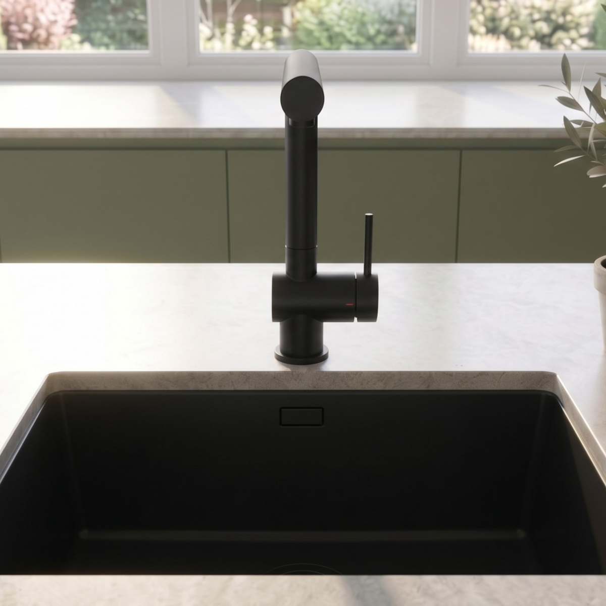 Robinet Douchette Luisina noir mat CHIARA