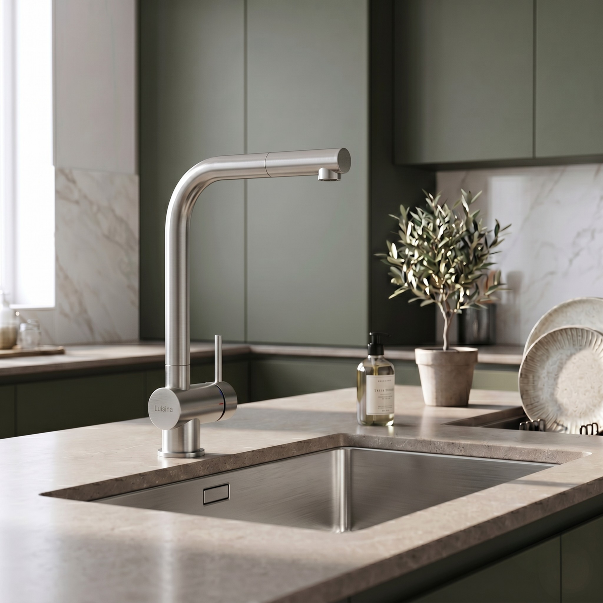 Robinet Douchette Luisina inox CHIARA