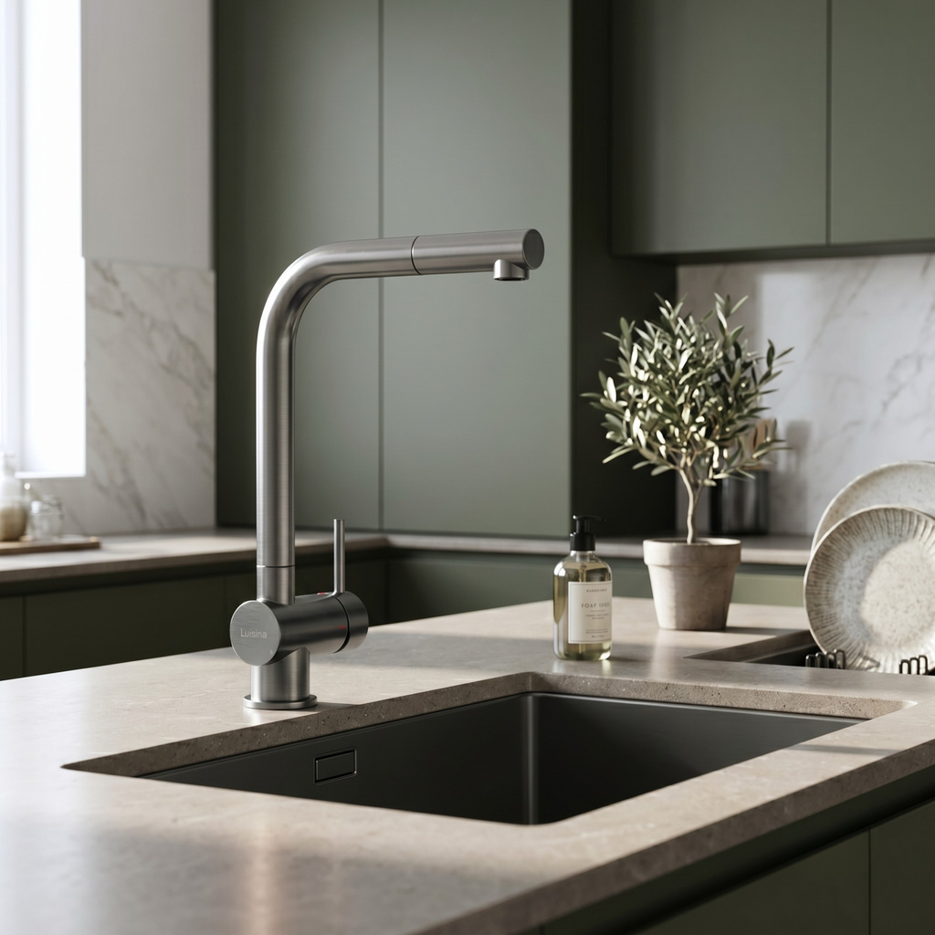 Robinet Douchette Luisina gris graphite CHIARA