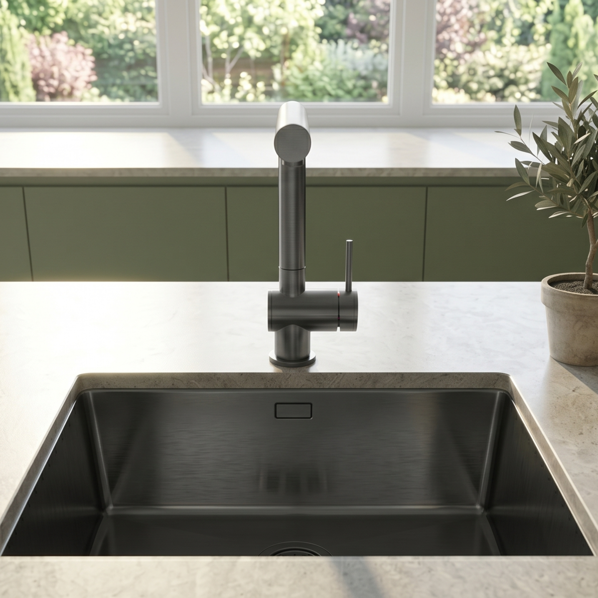 Robinet Douchette Luisina gris graphite CHIARA