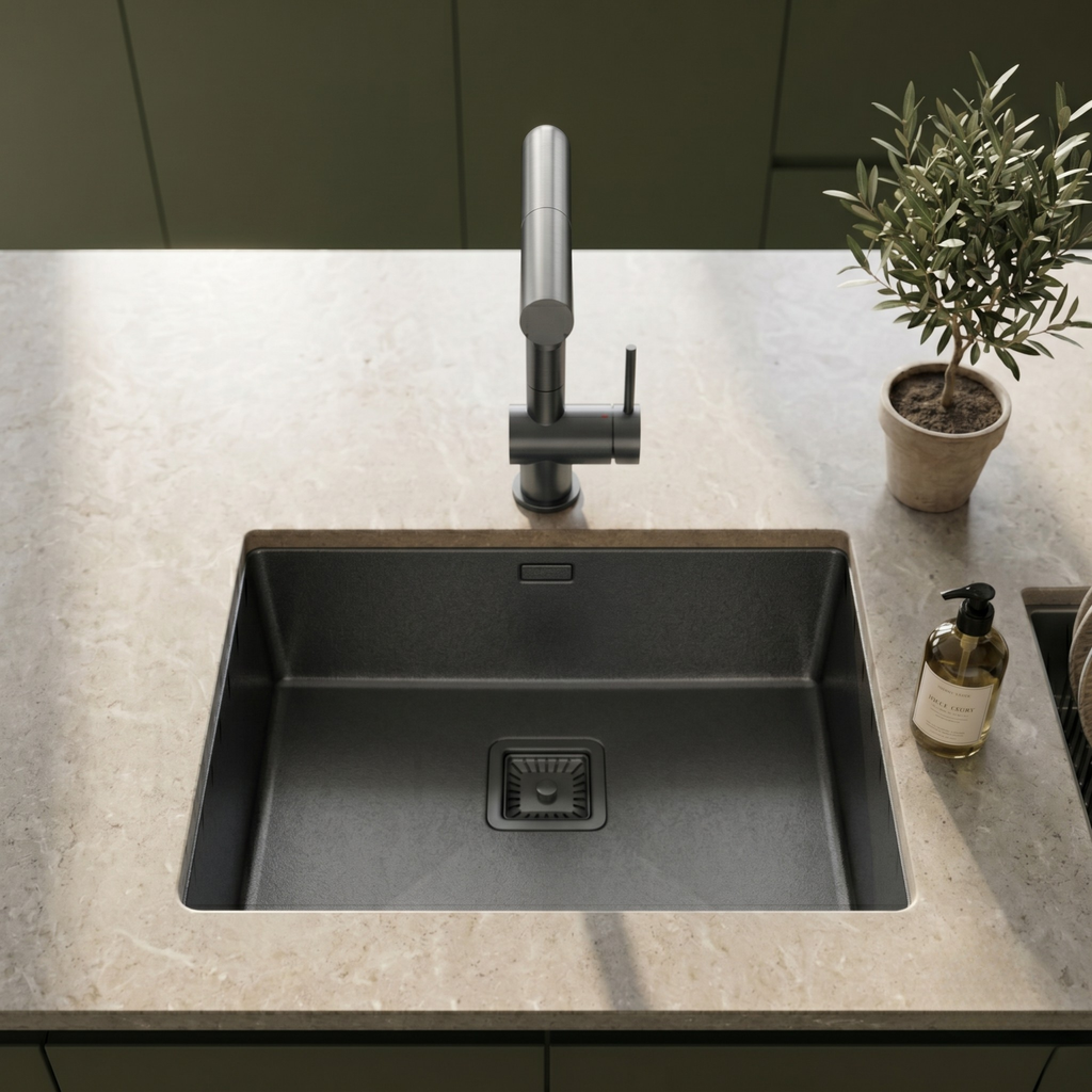 Robinet Douchette Luisina gris graphite CHIARA