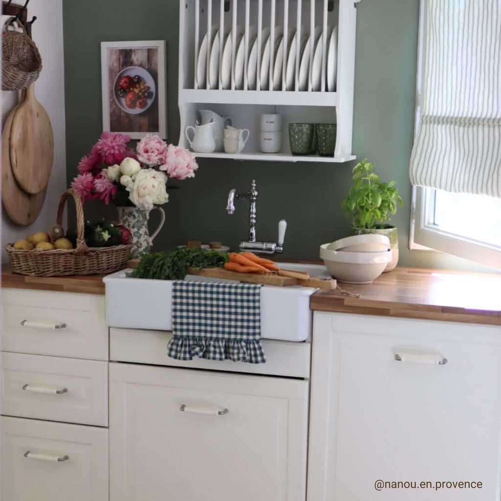 Robinet cuisine vintage chromé MARIUS