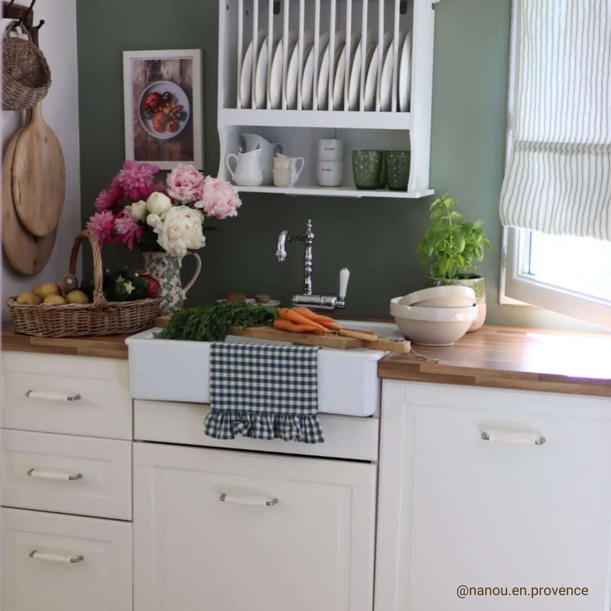 Robinet cuisine vintage chromé MARIUS