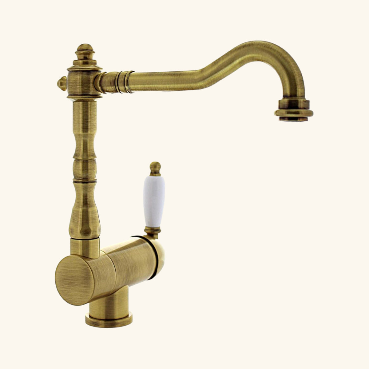 Robinet rabattable vintage vieux bronze Paffoni GASTON