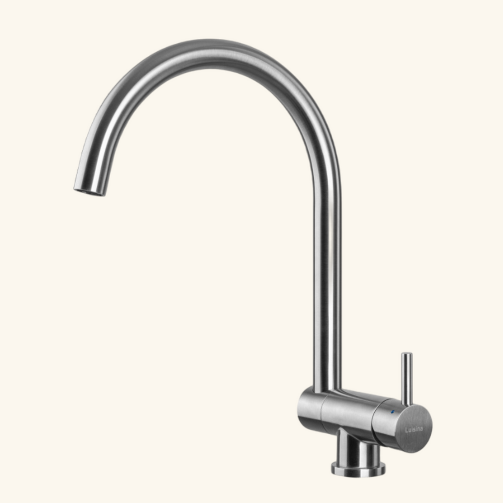 Robinet rabattable Luisina inox massif ACHILLE