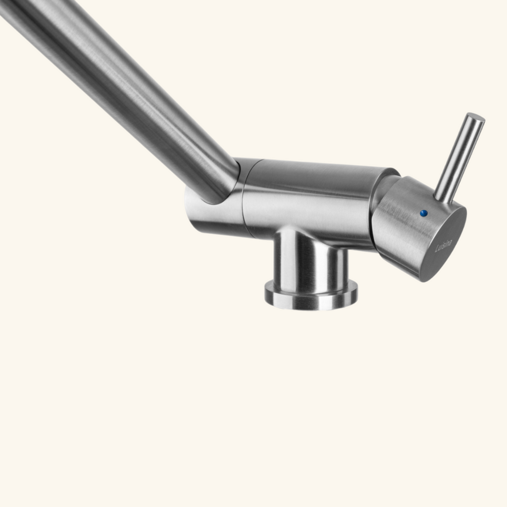 Robinet rabattable Luisina inox massif ACHILLE
