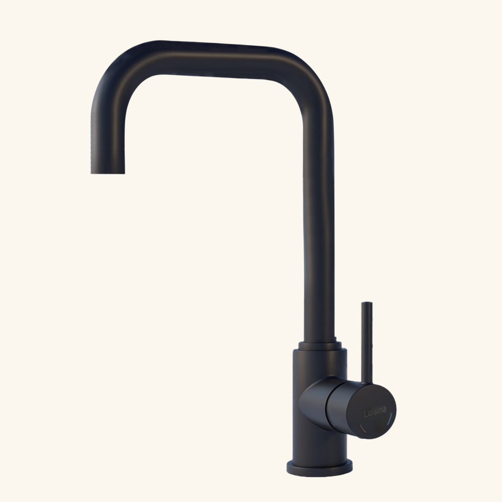 Robinet cuisine Luisina noir mat CHARLIE