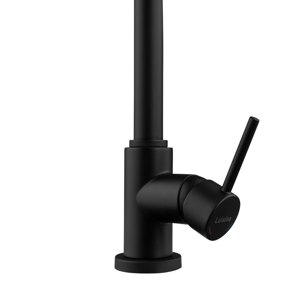 Robinet cuisine Luisina noir mat EDEN