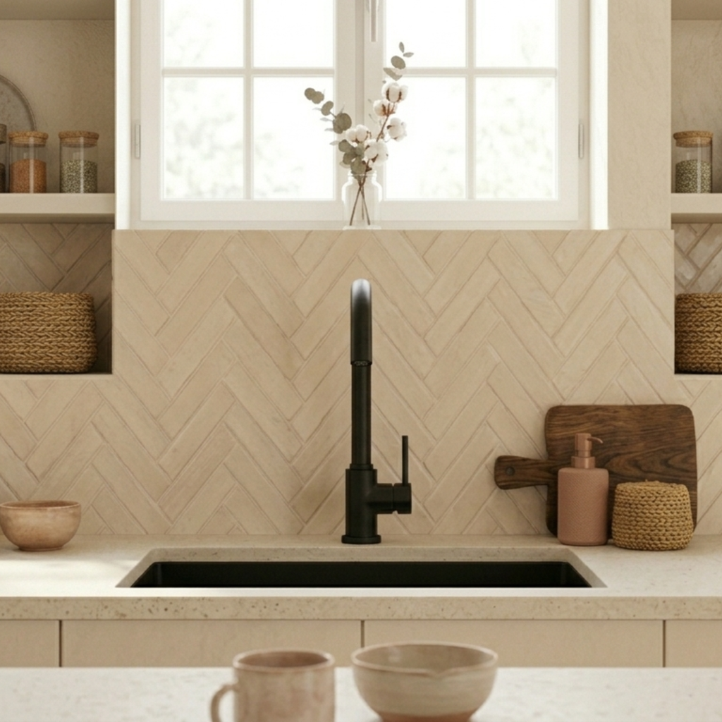 Robinet cuisine Luisina noir mat EDEN