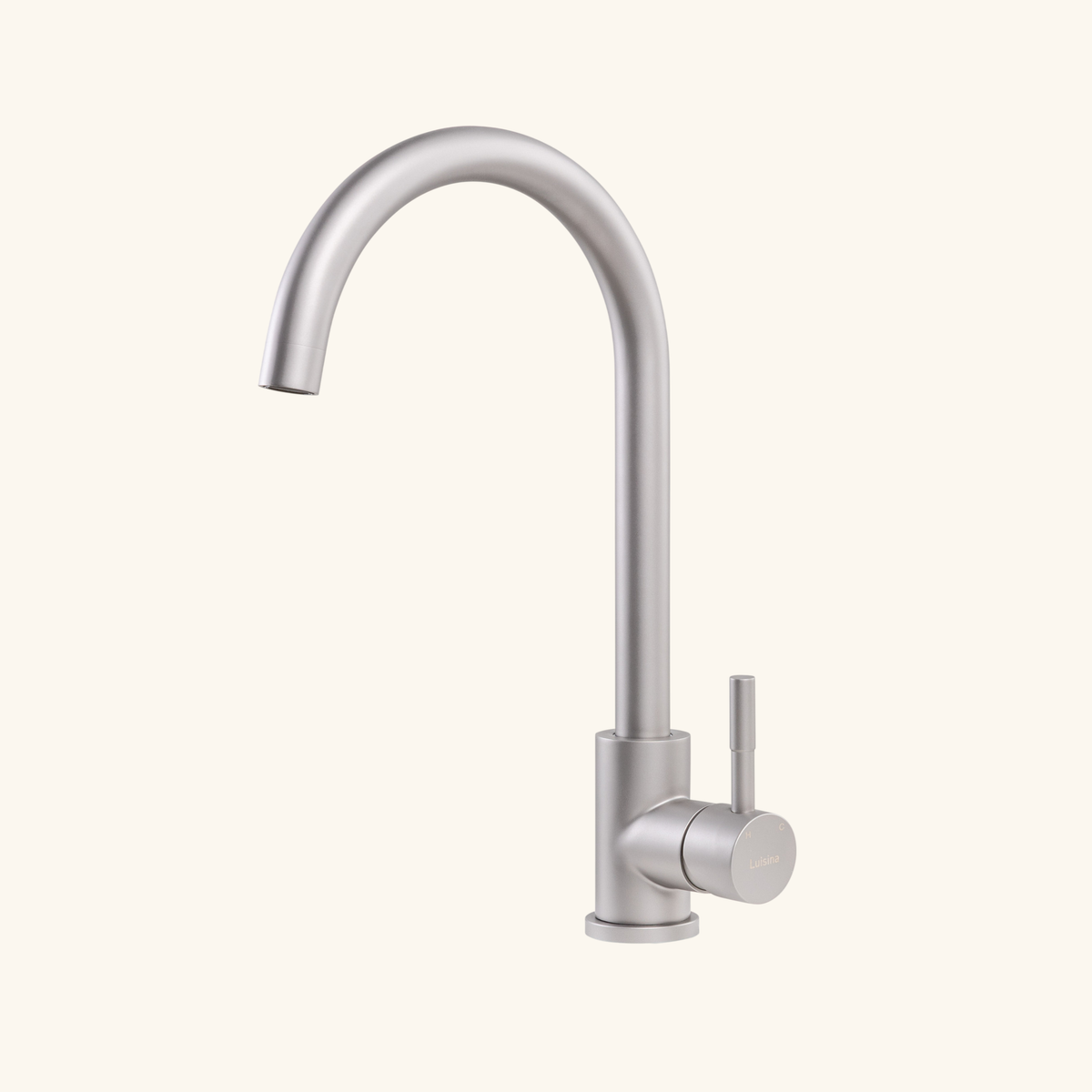 Robinet Luisina inox massif SIMON gris perle
