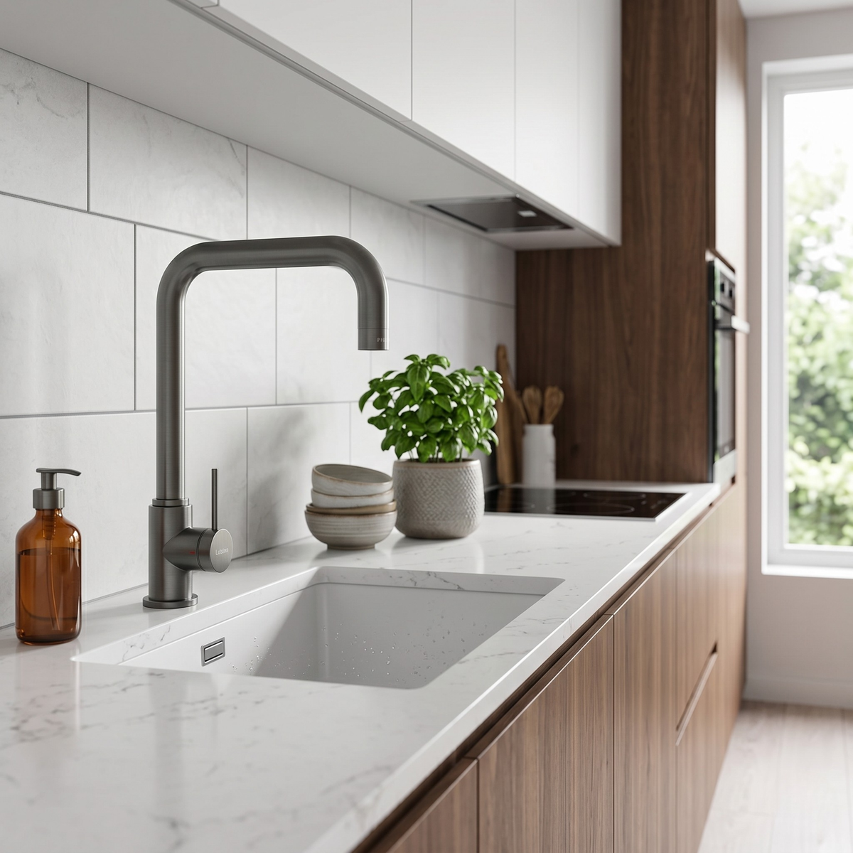 Robinet Luisina EZRA gris graphite