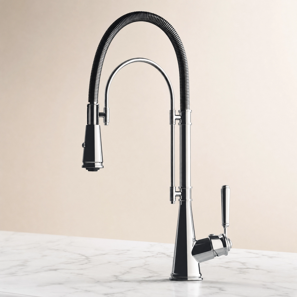 Robinet douchette vintage chromé Chambord MALO