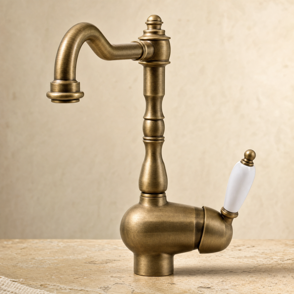 Robinet vintage vieux bronze Paffoni LEON